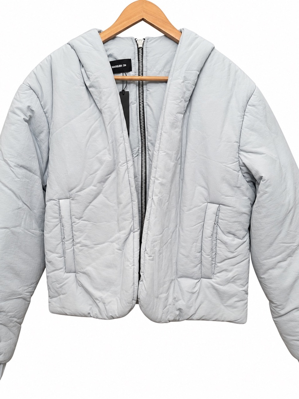 WARBURTON FW23 Men’s Light Blue Puffer Jacket Back Zip Size M